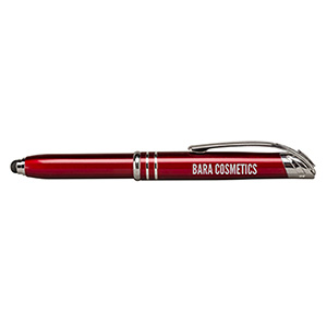 PE709-STYLO À TROIS FONCTIONS ZENTRIO®-Red with Black Ink